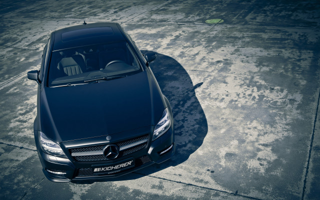 Black mercedes benz 3d render #2 free wallpaper for desktop - medium preview image