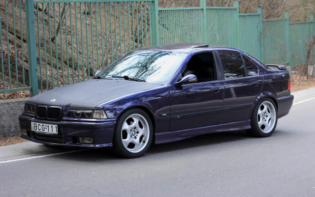 Purple car fence road military free wallpaper for desktop - medium preview image