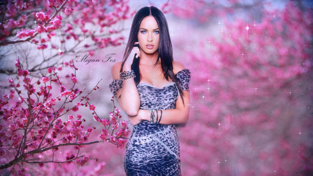 Alice mason pink flower dress free wallpaper for desktop - medium preview image