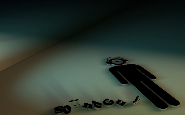 Black white person eyeball mouth free wallpaper for desktop - medium preview image