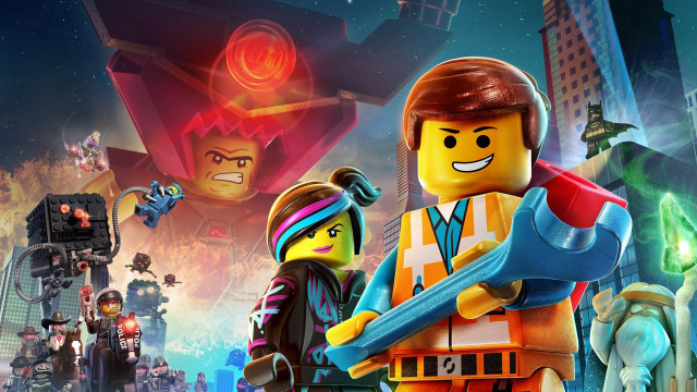 Lego movie poster astronaut fireworks free wallpaper for desktop - medium preview image