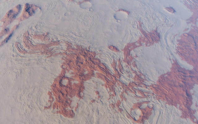 Sky plane wing space art free wallpaper for desktop - medium preview image