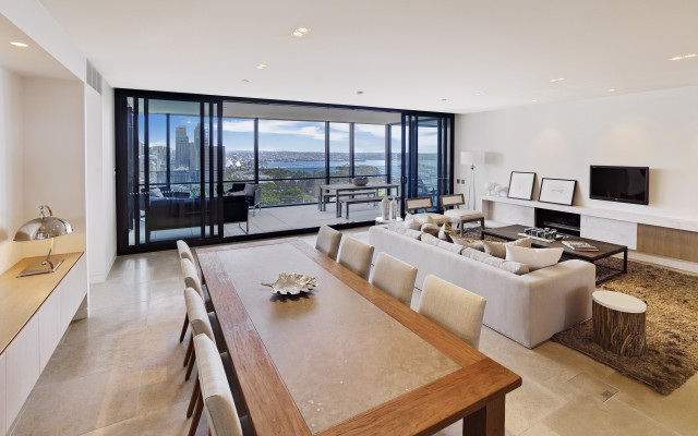 Living room large window table #2 free wallpaper for desktop - medium preview image