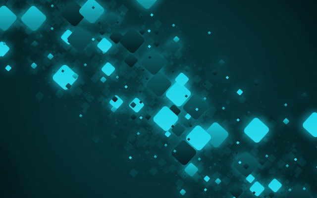 Blue abstract squares black background free wallpaper for desktop - medium preview image