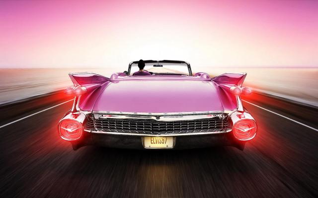 Pink car hood up lights #2 free wallpaper for desktop - medium preview image