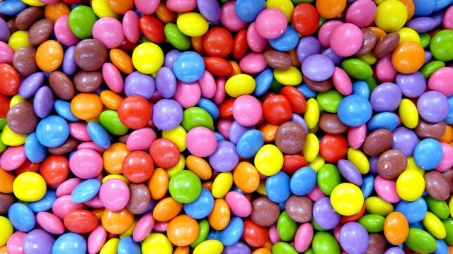 Candy beans colorful maximalism pastel free wallpaper for desktop - medium preview image