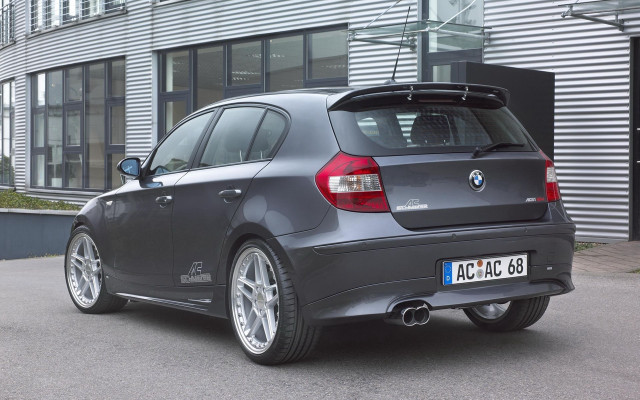 Grey car building clock open free wallpaper for desktop - medium preview image