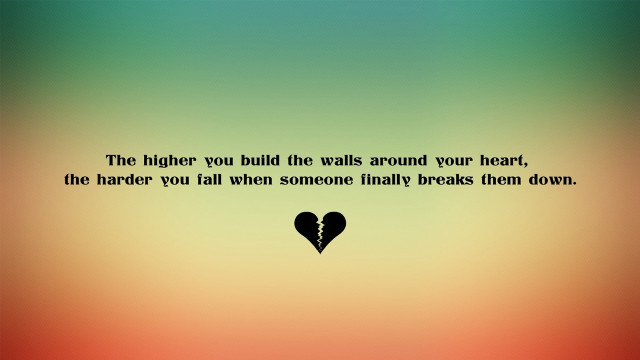 Heart shaped paper quote on free wallpaper for desktop - medium preview image