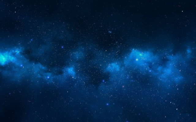 Blue sky stars clouds background free wallpaper for desktop - medium preview image