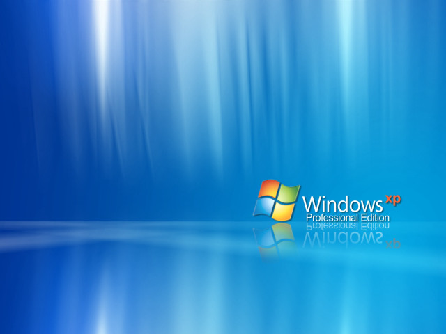 Blue background windows xp logo #2 free wallpaper for desktop - medium preview image