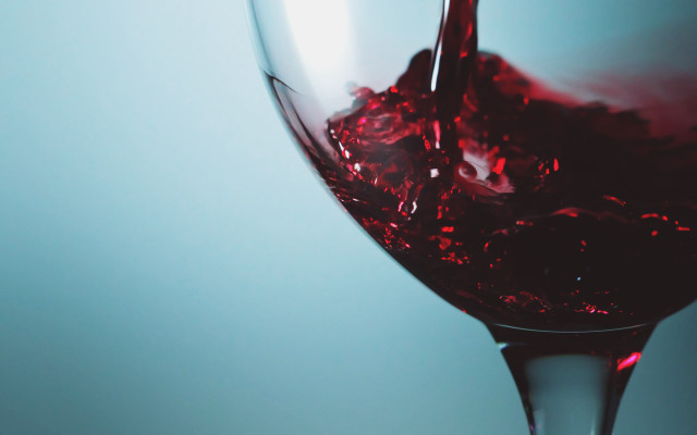 Wine glass blood ice shallow free wallpaper for desktop - medium preview image