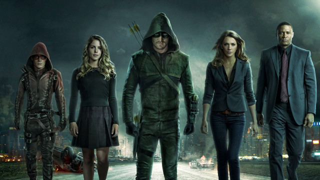 City night group hooded portrait free wallpaper for desktop - medium preview image