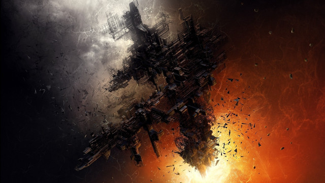 Sci fi fantasy cityscape tower free wallpaper for desktop - medium preview image