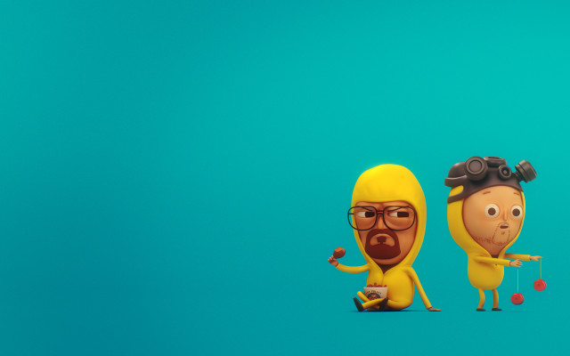 Banana couple gun suits pixel free wallpaper for desktop - medium preview image