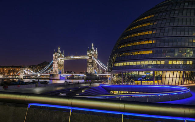 London night tower bridge city free wallpaper for desktop - medium preview image