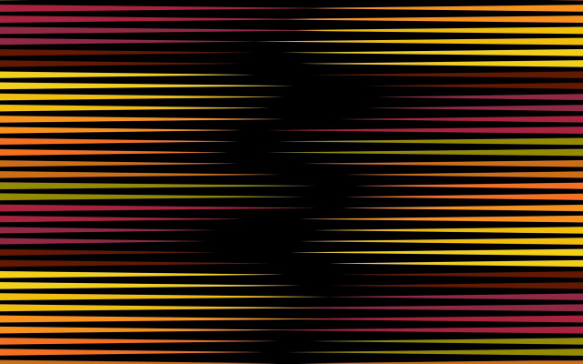 Black background multicolored pattern opart free wallpaper for desktop - medium preview image