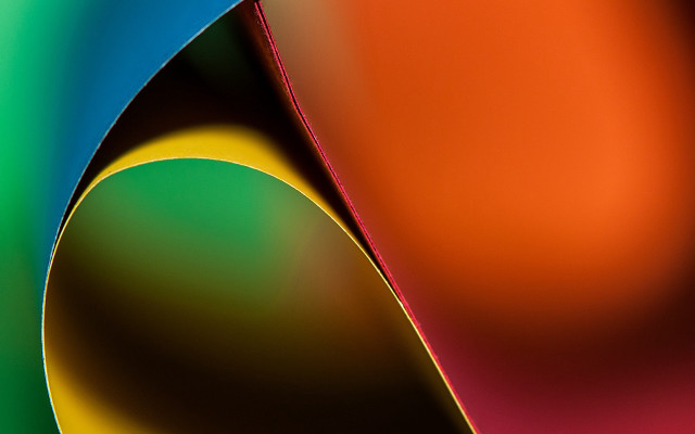 Colorful abstract geometry sculpture moon free wallpaper for desktop - medium preview image