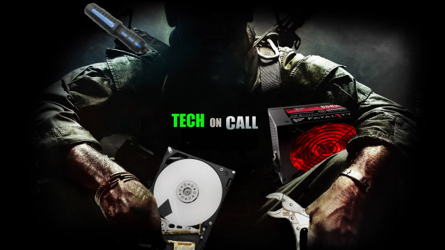 Man holding computer red light free wallpaper for desktop - medium preview image