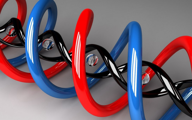 Colored objects 3d render shiny free wallpaper for desktop - medium preview image