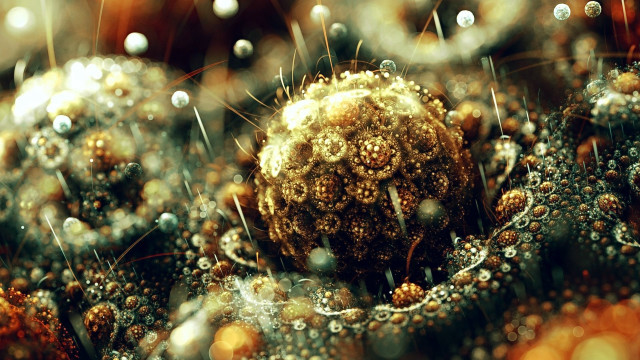 Bubbles water dirt blurry microscopic free wallpaper for desktop - medium preview image
