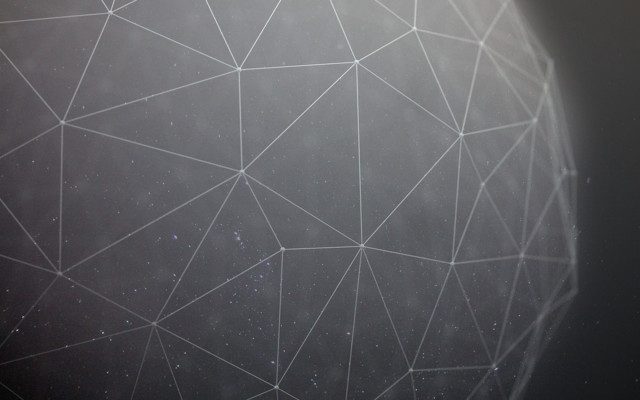 White object lines dots black free wallpaper for desktop - medium preview image