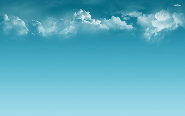 Plane flying sky clouds blue #5 free wallpaper for desktop - medium preview image