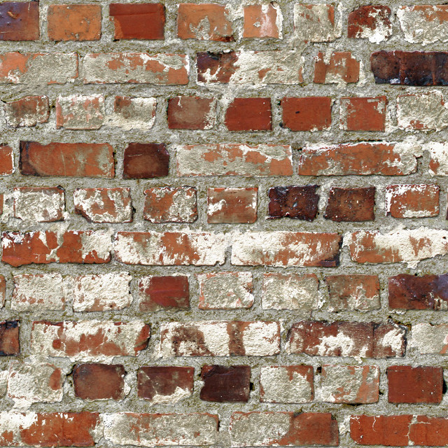 Brick wall paint chipping clock free wallpaper for tablet - medium preview image