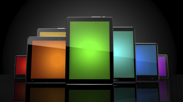 Cellphones table black green technology free wallpaper for desktop - medium preview image