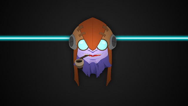 Cartoon character light saber black free wallpaper for desktop - medium preview image