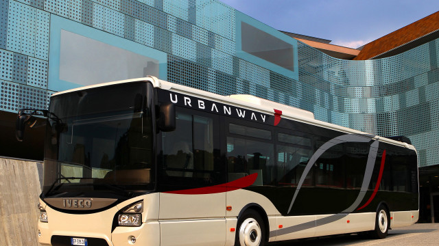 Bus building window futurism detailed free wallpaper for desktop - medium preview image