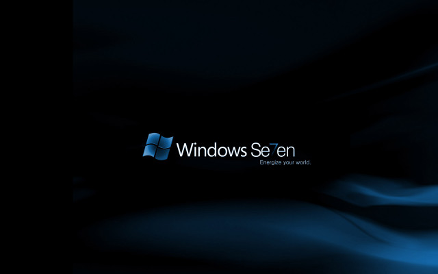 Dark blue windows logo black free wallpaper for desktop - medium preview image