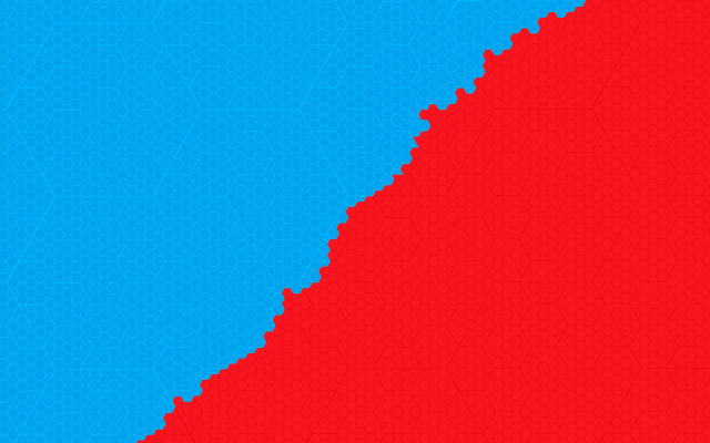 Red blue background blue triangle free wallpaper for desktop - medium preview image