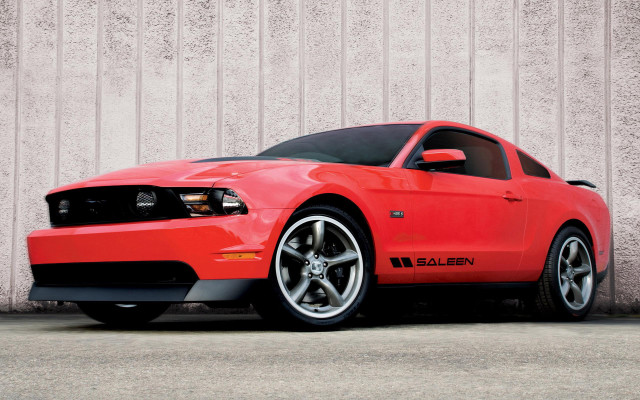 Red mustang wall black rim free wallpaper for desktop - medium preview image