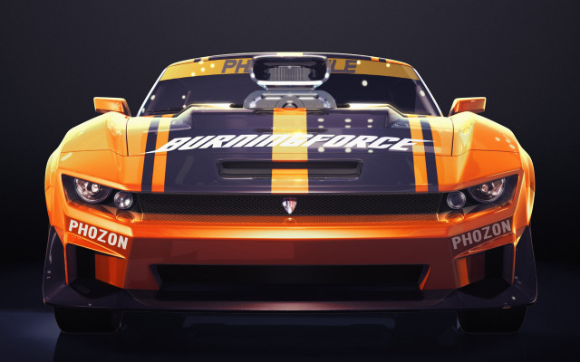 Car racing stripe cobra ultrafine free wallpaper for desktop - medium preview image