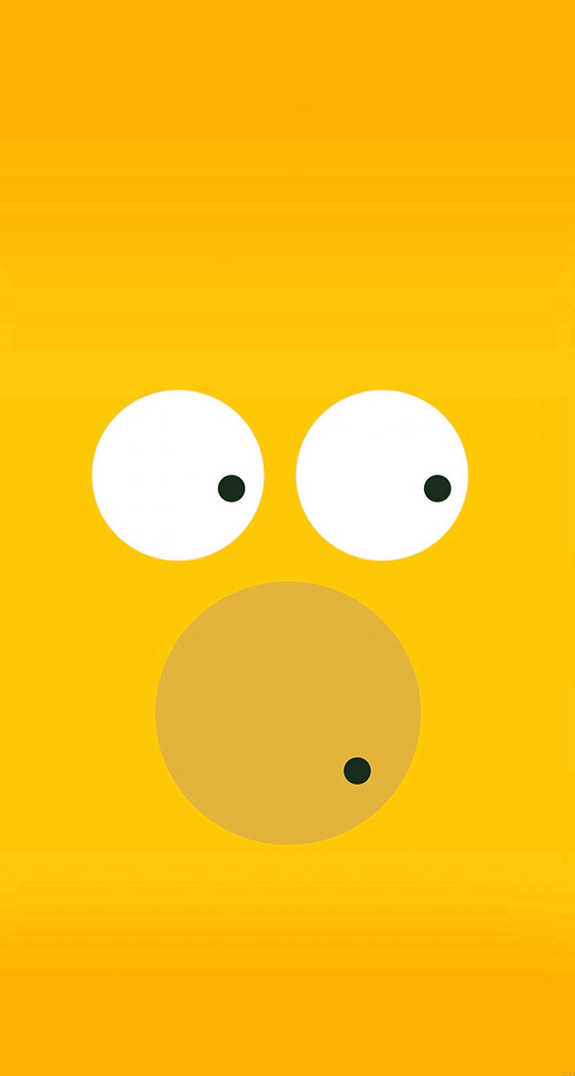 Yellow square face eyes nose free wallpaper for mobile - medium preview image