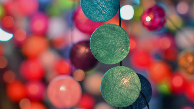 Lights bokeh microscopic blurry chromatic free wallpaper for desktop - medium preview image