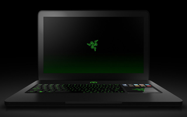 Laptop shamrock mouse dark background free wallpaper for desktop - medium preview image