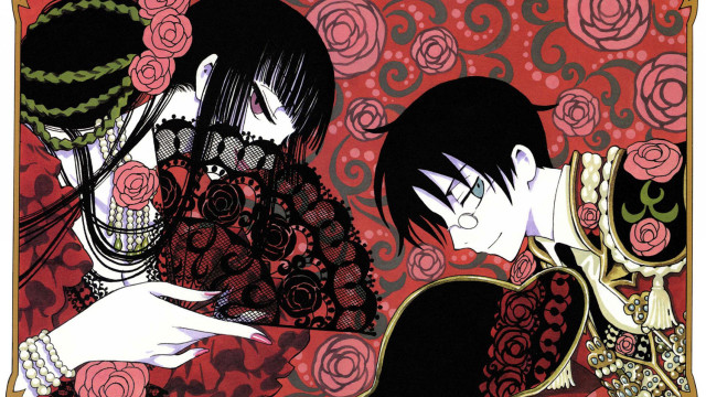 Couple people painting roses wall free wallpaper for desktop - medium preview image