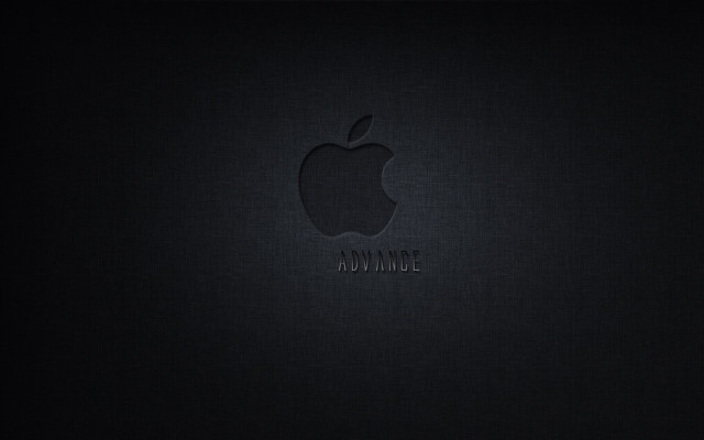 Black apple logo advance eddie free wallpaper for desktop - medium preview image