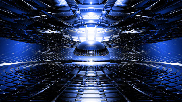 Large bright room mirror scifi free wallpaper for desktop - medium preview image