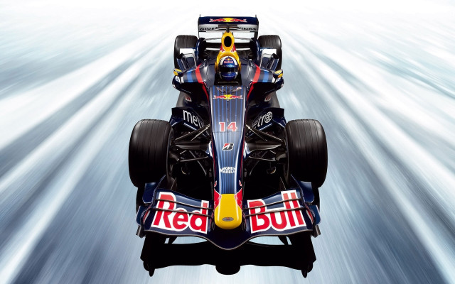 Red bull racing car motion free wallpaper for desktop - medium preview image