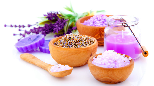 Lavender bowls soaps jar flower free wallpaper for desktop - medium preview image