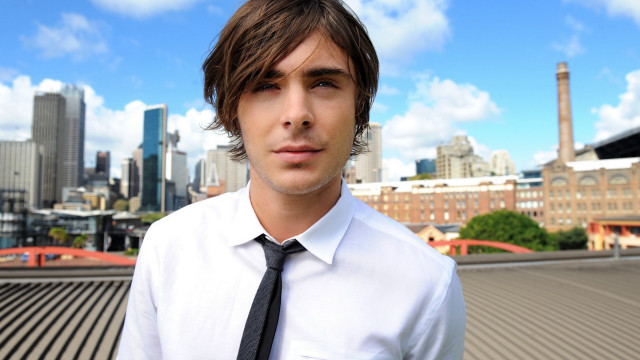 City skyline man white shirt free wallpaper for desktop - medium preview image