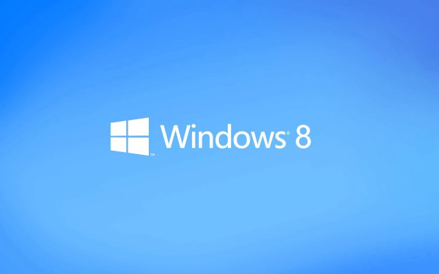 Blue sky windows8 logo white free wallpaper for desktop - medium preview image