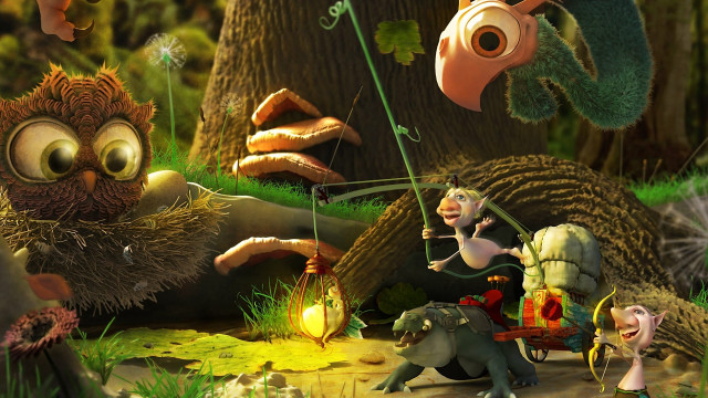 Troll trollling forest horse carriage free wallpaper for desktop - medium preview image