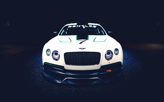 White bentley dark room hood free wallpaper for desktop - medium preview image
