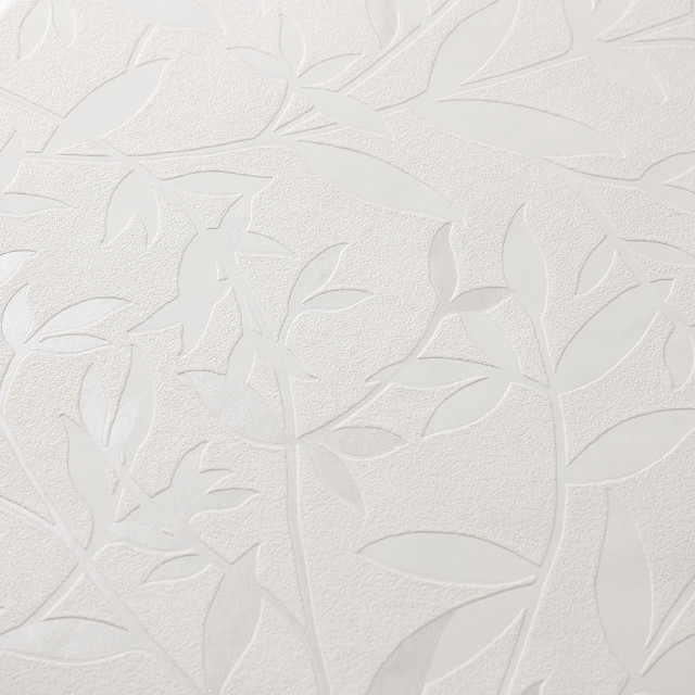 White wall leaf pattern background #2 free wallpaper for tablet - medium preview image