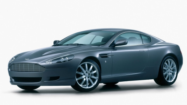 Silver car black top photorealistic free wallpaper for desktop - medium preview image