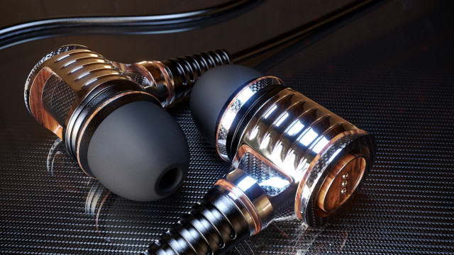 Shiny metal objects black background free wallpaper for desktop - medium preview image