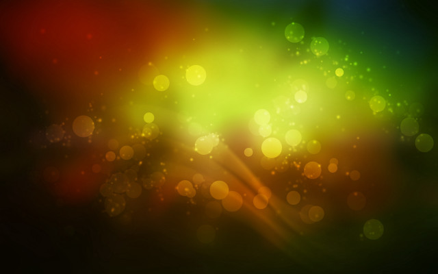 Blurry bright yellow green background free wallpaper for desktop - medium preview image